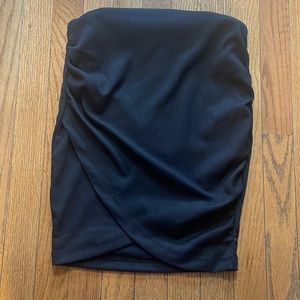 Free People Ruched Bodycon Mini Skirt